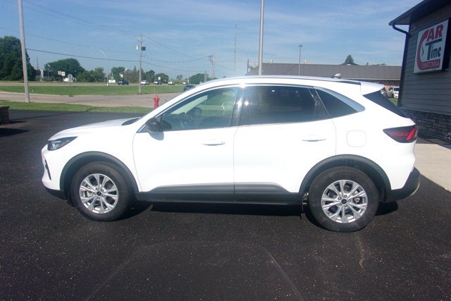 2024 Ford Escape Active in Oxford White — front three-quarter view